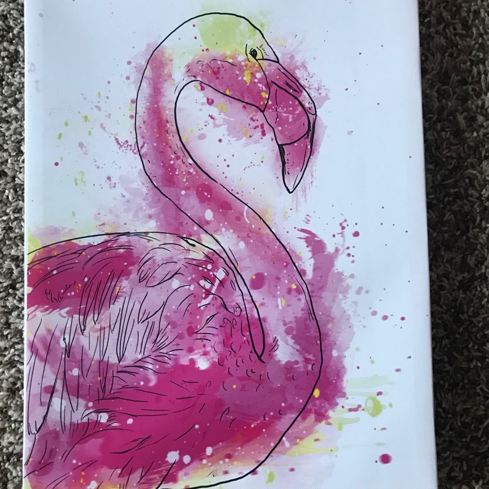 Flamingo Canvas Wall Decor